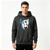 Men's Casual Anime Cat Ear Character Print Pullover Hoodie Long Sleeve Comfortable Streetwear Sweatshirt