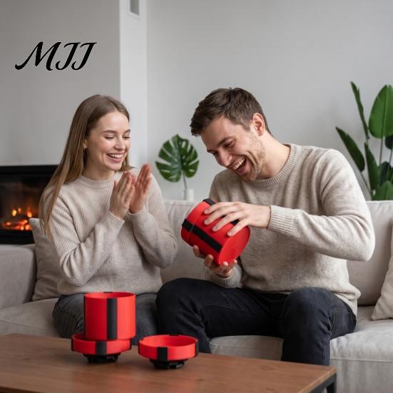 Nested Screw Prank Annoying Gift Box, 10-Layer Puzzle Box for Cash, Christmas Surprising Reusable Lock Challenge Party Games Holiday Surprises