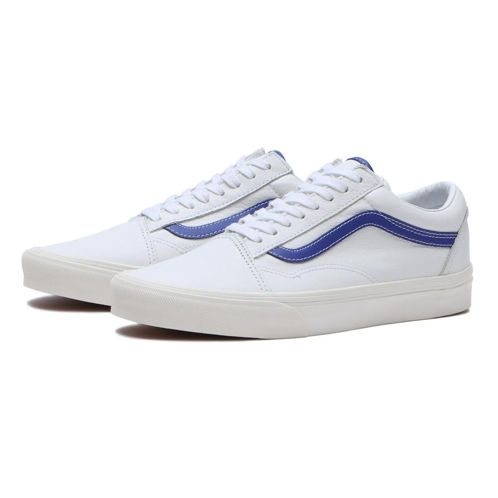 Vans Old School Vn0007ntz5d Leather Wht Blu