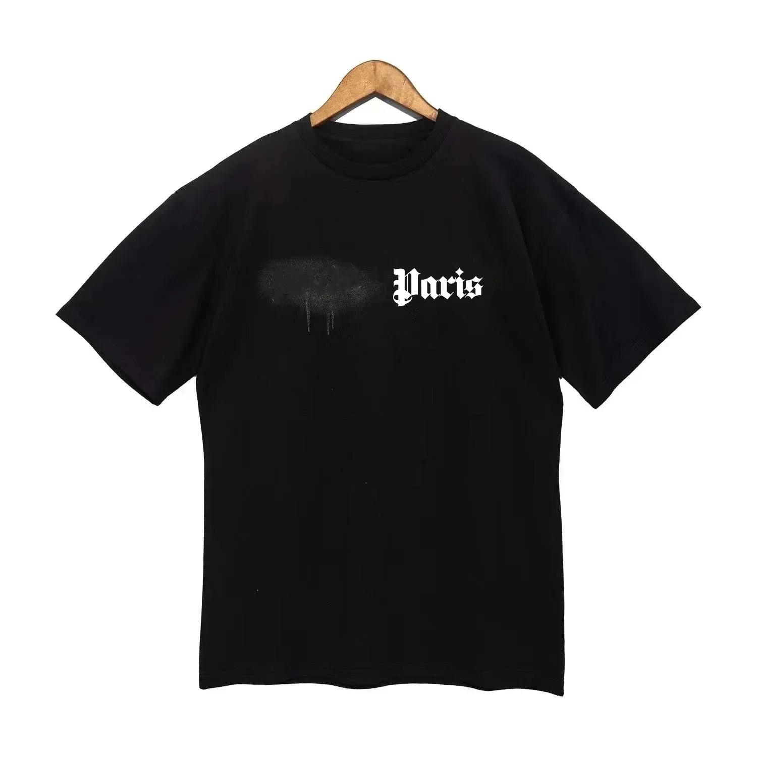

Summer Casual Wear for Men and Women Angel Letter T-shirt Fashionable Short Sleeved T-shirt Round Neck Cotton Top L
