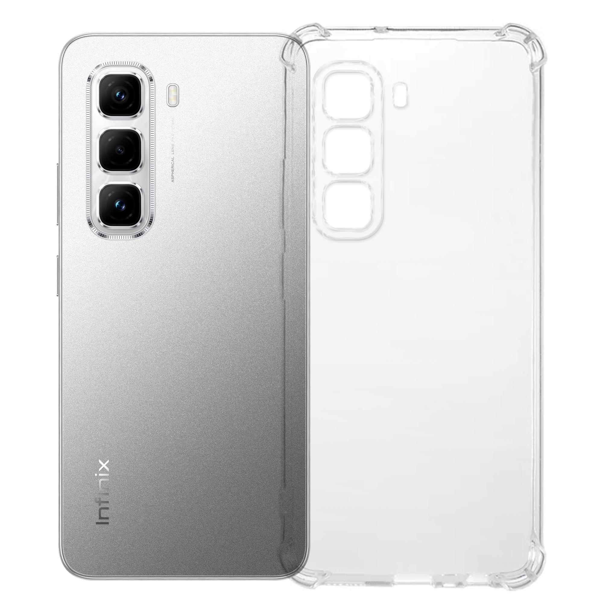 

For Infinix Hot 50 Pro+ 4G Clear Phone Case KALEBOL 1.5mm TPU Shockproof Phone Cover Infinix Hot 50 Pro