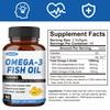 Integratore di olio di pesce Omega 3 con EPA (acido eicosapentaenoico) 650mg 90 capsule