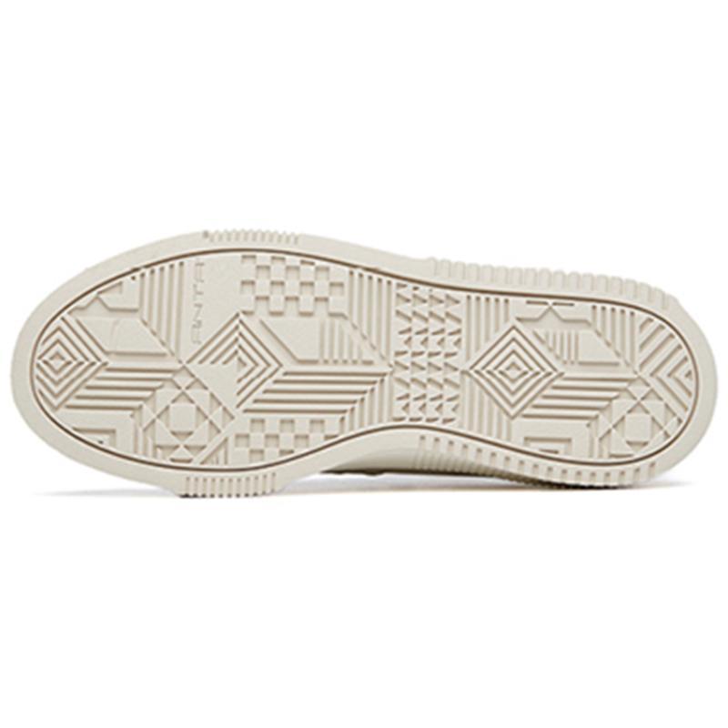 ANTA Skateboard Shoes Women's Low top White/Gray Sneakers 922228012-3