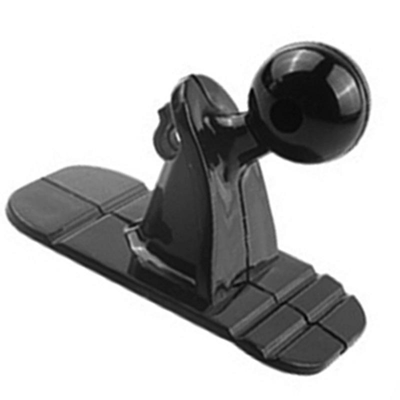 Universal Adhesive Car Phone Holder with Extended Rod and 17mm Ball Head for Curved Surfaces