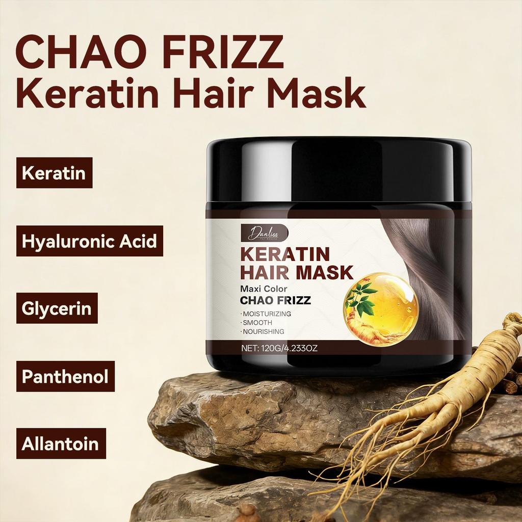 Keratin Hair Mask-Deep Conditioning For Hair-Moisturizing, Smooth And Nourishing-Prevent Future Breakage-Suitable For All Hair Types, 120g