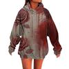 Women's Fashion Hooded Long Sleeve Sweatshirt for Casual Wear
