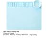 Silicone Craft Mat with Collapsible Non-Stick Portable Surface Easy Maintenance Cup DIY Folding Painting
