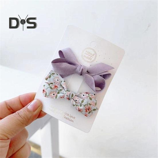 Kids Hairpin Cute Attractive Lovely Elegant Adorable Comfortable Lightweight Princess-style Girls Bowknot Hair Clip Accessories Daily Wear