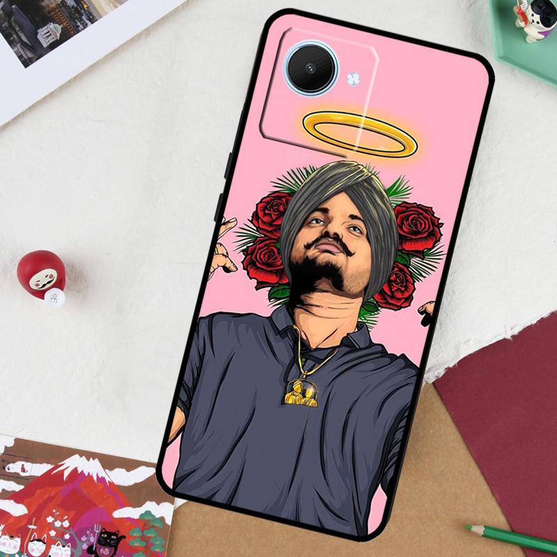 Sidhu Moosewala For Realme 13 Pro Plus 14 12 10 11 GT 6 5 6T GT7 Pro C51 C21Y C25S C75 C67 C61 C53 C55 Case