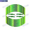For ZX-10RR ZX10RR ZX 10RR Motorcycle Accessories Sticker 17 Inch Front Rear Wheel Hub Decal Reflective Decoration Rim Stickers