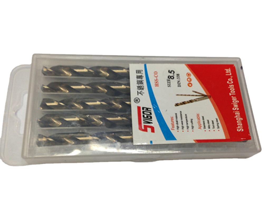 Svigor High-Cobalt Straight Shank Twist Drill Bits (0.5mm-13mm).