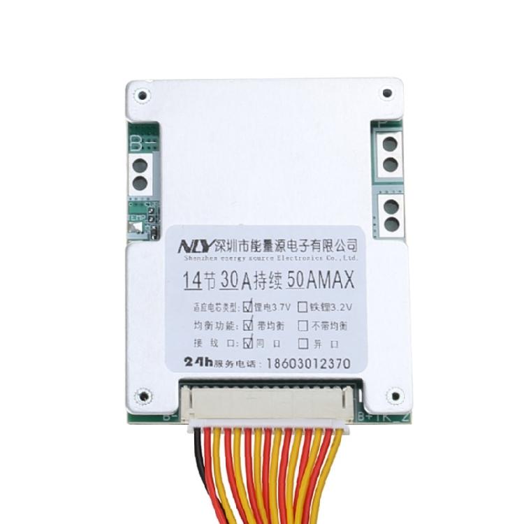 Bateria do Płyty Ochronnej z Balansowaniem 14S 48V 30A BMS- Płyta PCB do Domu