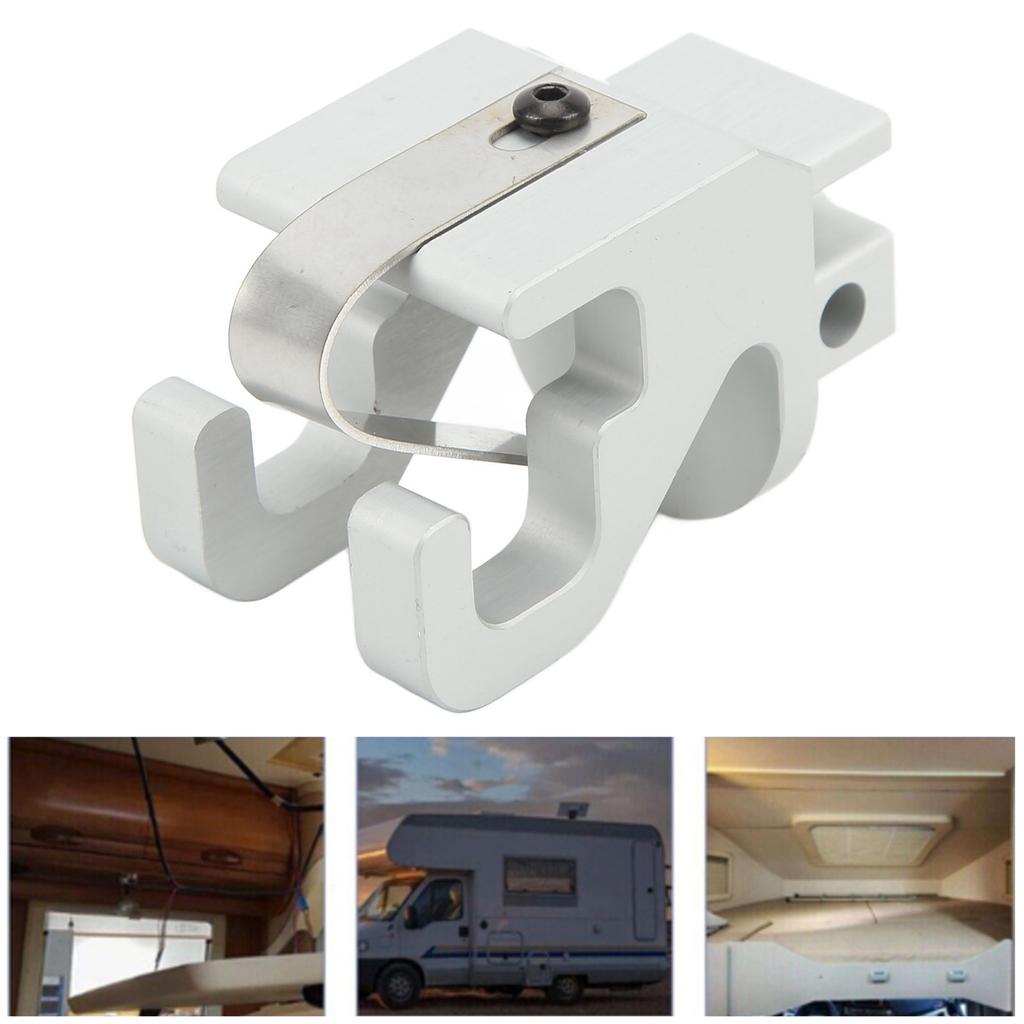 Awning Lower Rafter Claw High Strengrth Powerful Support Satin Aluminum Awning Rafter Claw  Resistant for RV Awning