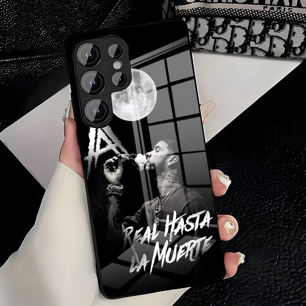 

Anuel AA Phone Case For Samsung A25 A13 A33 5G A54 A36 A35 A56 A52 A14 Shockproof Glass Cover Samsung A05S
