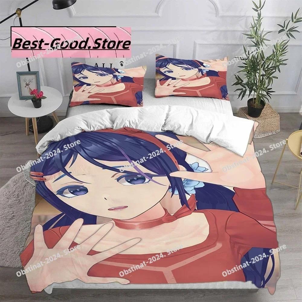 Kawaii girl Game MiSide Bedding Set Quilt Bed Cover Comforter Duvet Cover Pillow Case 3 Pieces Sets Teenagers Children's Gifts