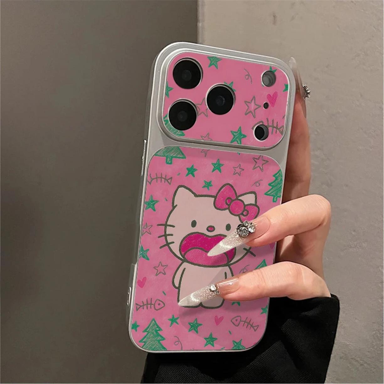 

Rose Red Electroplated Window Silicone Case for iPhone 16 Pro Max & 17 iPhone 17 Air