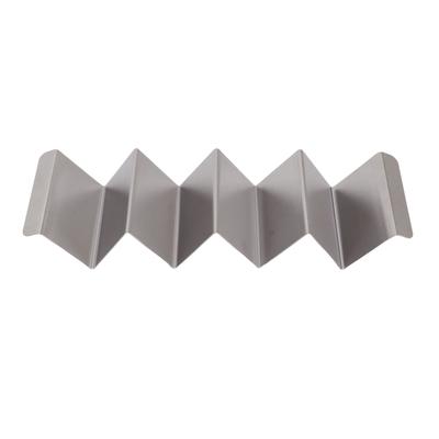 Kitchen Taco Holder Stand Wave Shape Stainless Steel Taco Shell Holder Grill for Baking L