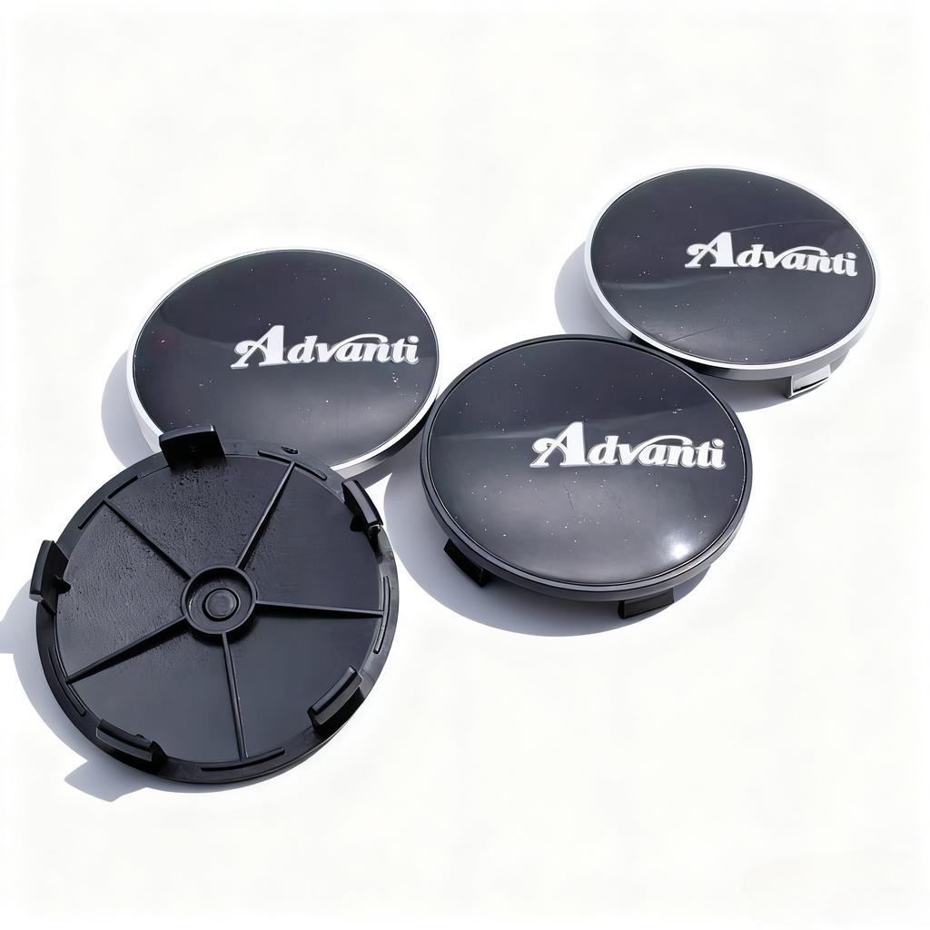 4pcs Advanti Racing Logo Emblem Badge Car Wheel Center Caps 68MM 63MM Wheels Hub Cap Rim Hubcaps Cover Replace Car Accessories
