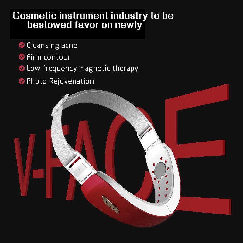 Gesichtslifting-Gerät, LED-Photonentherapie, Gesichtsschlankheitsvibrationsmassagegerät, V-Gesichtsrettungsgürtel, Doppelkinn, V-förmiger Wangenlift, V-Gesichtsmassagegerät