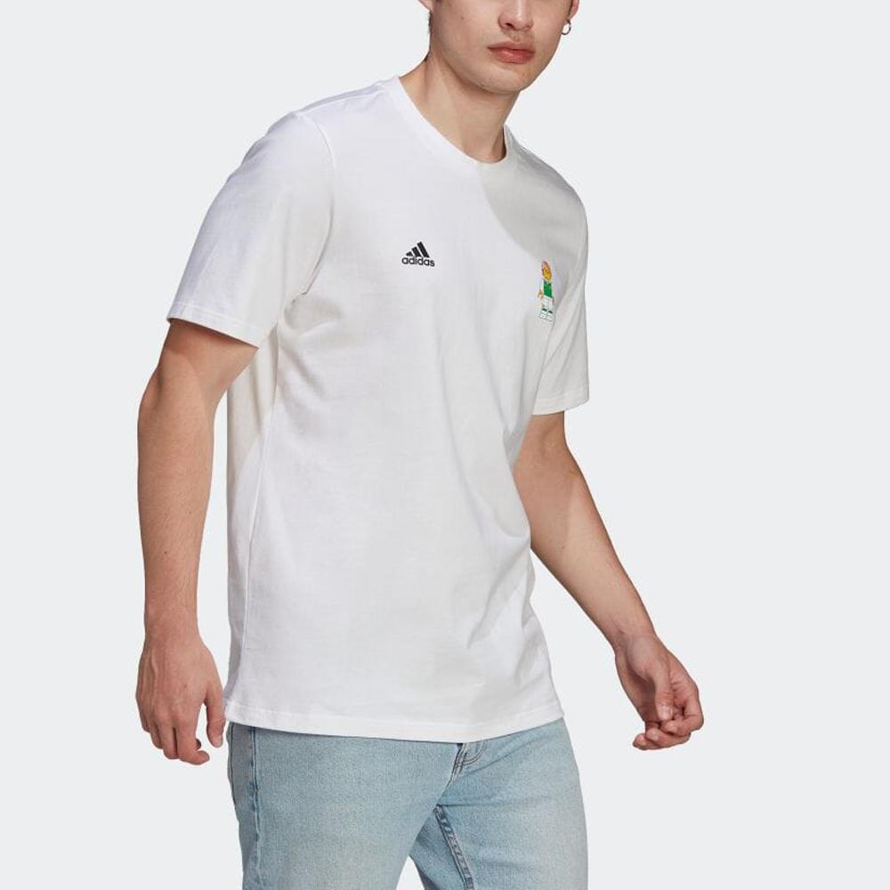 adidas X LEGO Soccer Jerseys Men's White Moderate Straight Fit HA0923-
