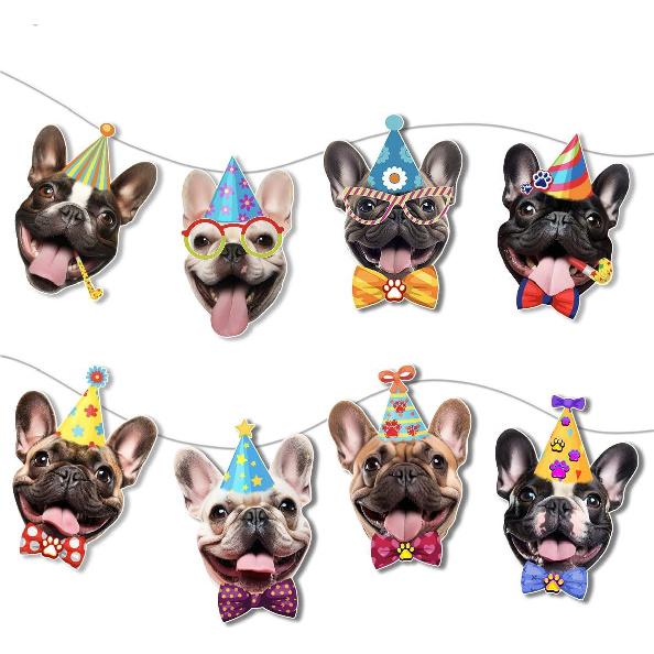 Cat Birthday Garland, Cat-Themed "Happy Birthday" Banner - Colorful and Fun Party Decoration for Kitten Lovers - Funny Kittens Garland