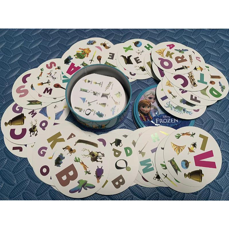 Frozen Card Board Game Princess Toys Iron Box Family Funny Party Holidays Camping Tool Sports Christmas Halloween Gifts