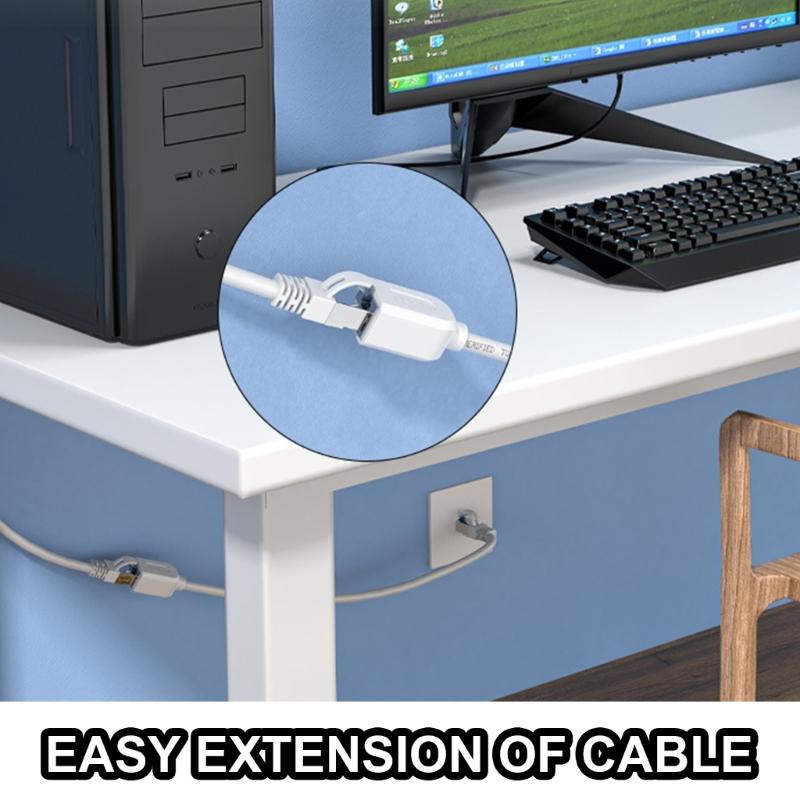 Quality CAT6 Gigabit LAN Extension Cable, RJ45 Male To Female,Ethernet Extension Cable for Home and Office Use