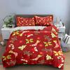 Festive gingerbread holiday charm Bedding sets Duvet cover sets Duvet covers Pillowcases(1*Duvet Cover 2*Pillowcases without duvet insert)