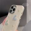 Ins Korean 3d Laser Love Heart Pearl Soft Phone Case For Iphone 14 12 11 13 Pro Max Xr X Xs Max Plating Protective Back Cover