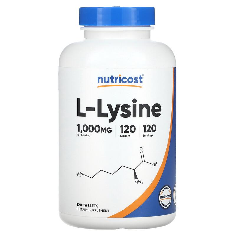 L-Lysine, 1,000 mg, 120 Tablets