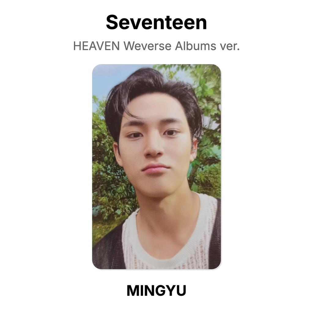 Seventeen HEAVEN Weverse Albums ver. Official Photocard