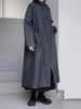 Xitao Volný jednobarevný patchwork Elegantní kabát s temperamentními směsmi SMH1014