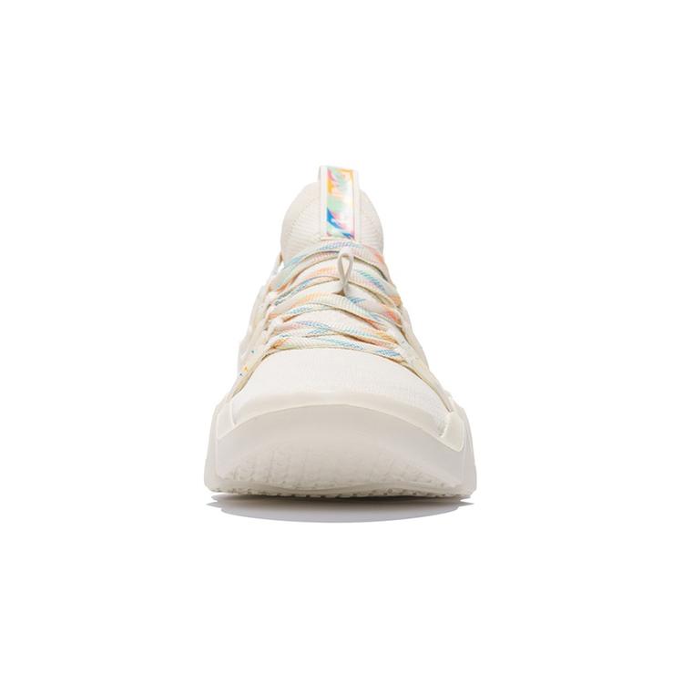 New LiNing Phantom Stab Cushioning Anti Slip Wear Resistant Breathability Low Top Casual Shoes Men's White AZGS031-3
