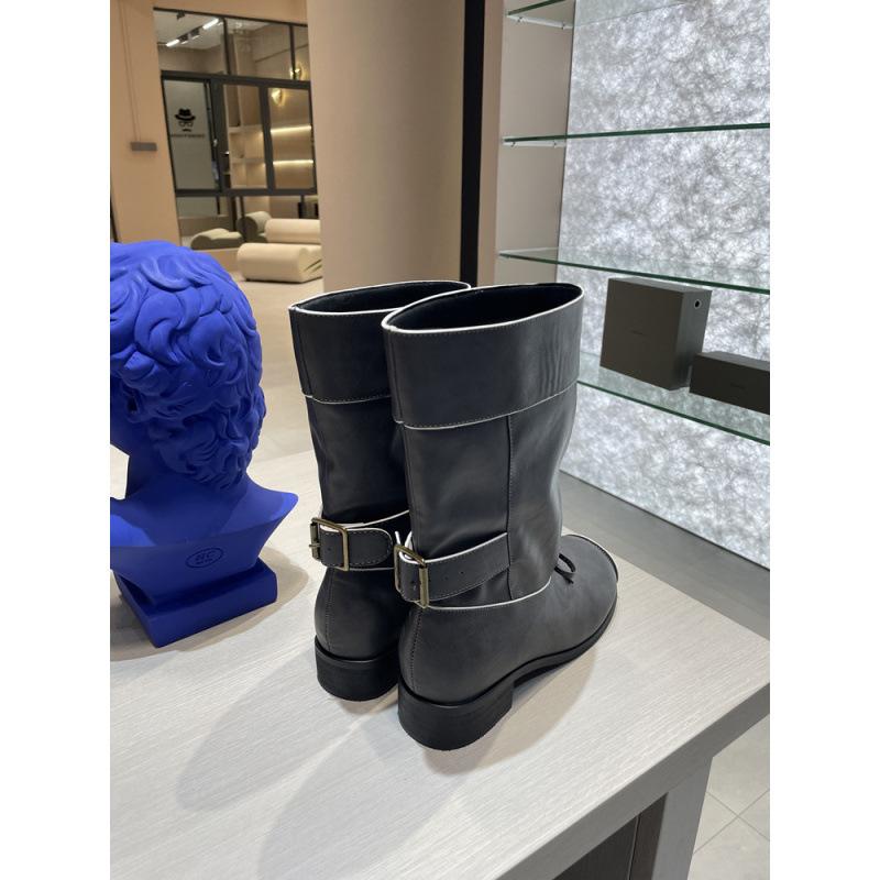 Niche ballet short boots children's new retro bow square head medium boots sleeve fashion boots