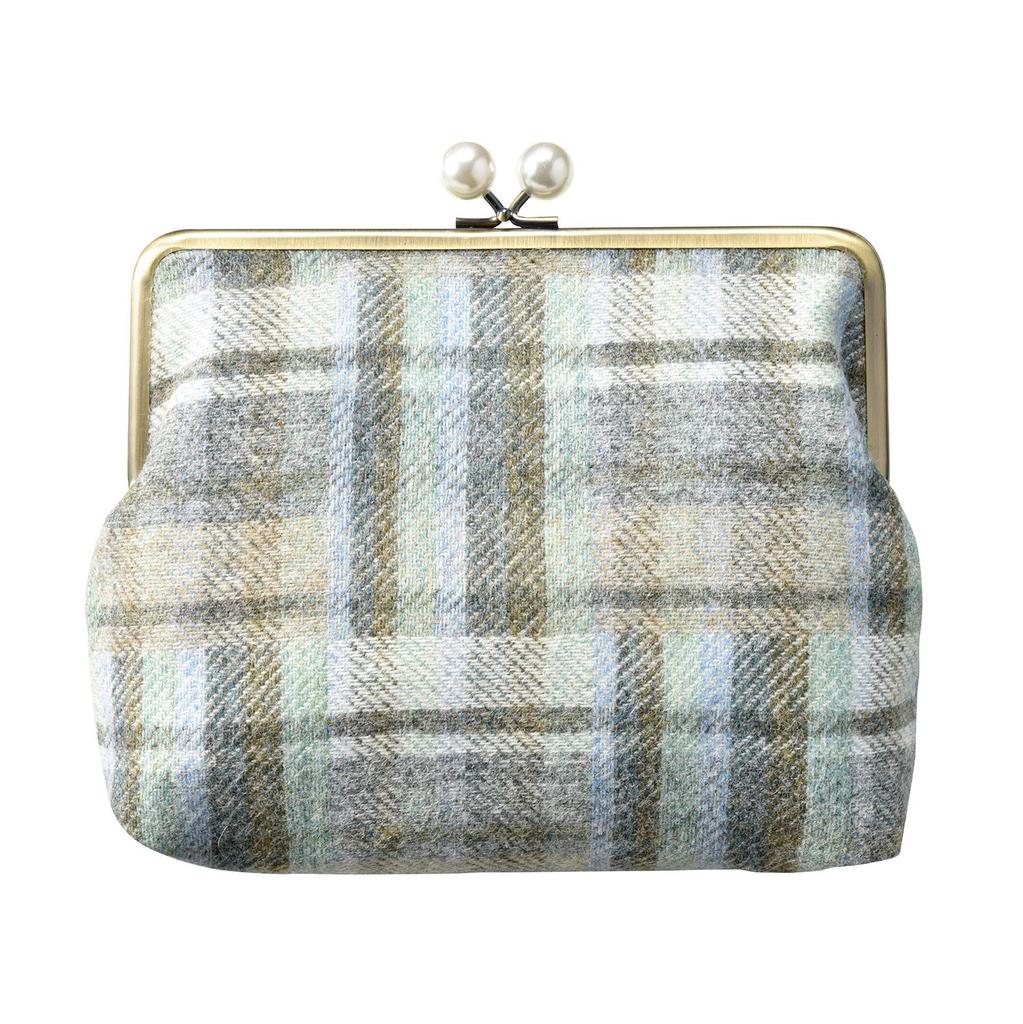 Marushin Large W20 X H16 X Cloth Made with Wool Fabric by 0405009700 Pouch, MOON, UK, D4cm, Green, MOON, UK,