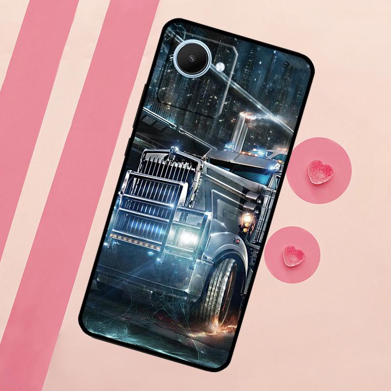 Cool Heavy Truck Car For Realme C71 C55 C53 C67 C75 C61 C33 C63 C51 C65 10 11 12 13 14 15 Pro Plus GT7 Pro Case