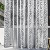 8001 PEVA 3D Pattern Shower Curtain with Steel Hooks for Bathroom, 180x180cm