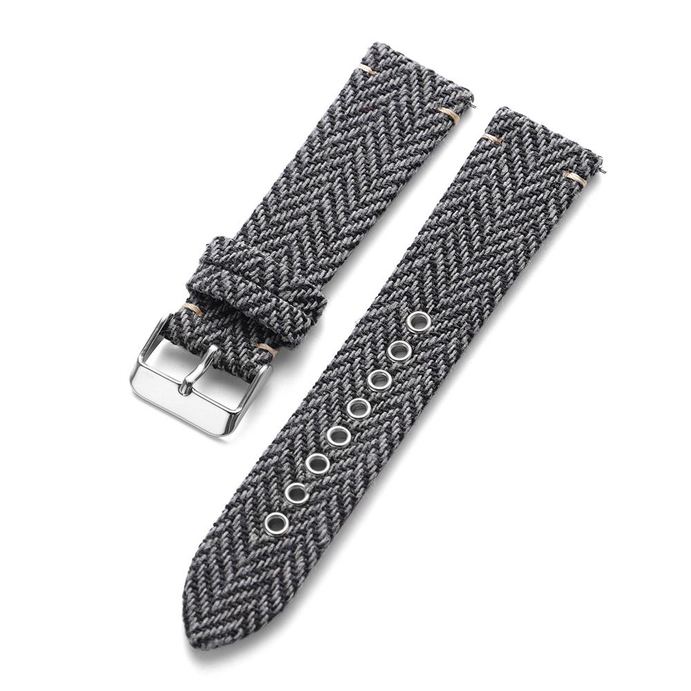 

Полотно Нейлоновий Ремінець Парусина Твідовий Ремінець для Годинника 18мм 20мм 22мм для Omega для Seiko Швидкознімний Шкіряний Браслет для Чоловіків Жінок 18mm
