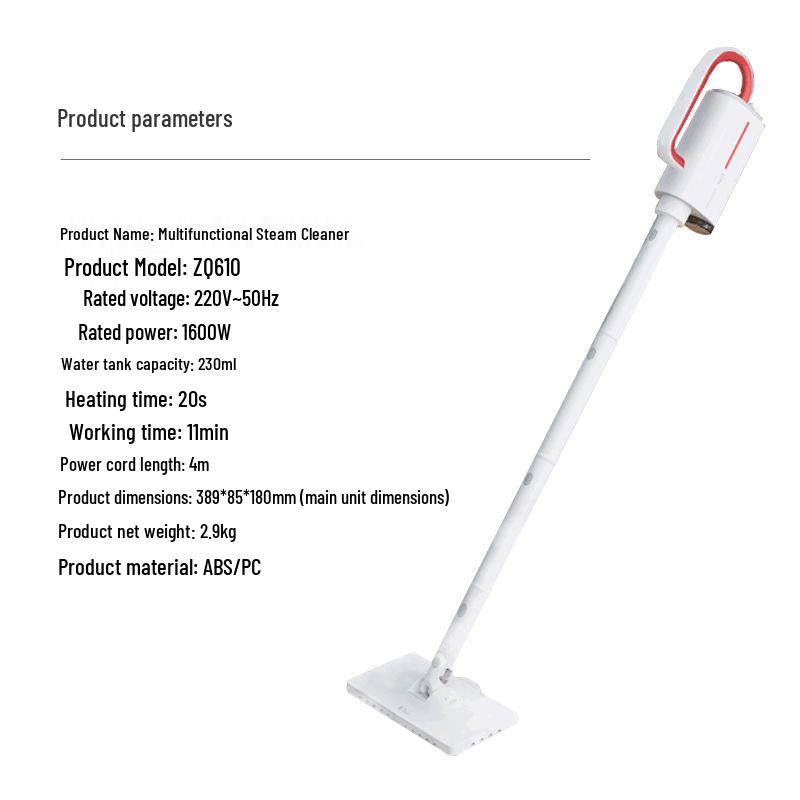 Deerma DEM-ZQ610 Multifunkční ruční parní čistič a klimatizace