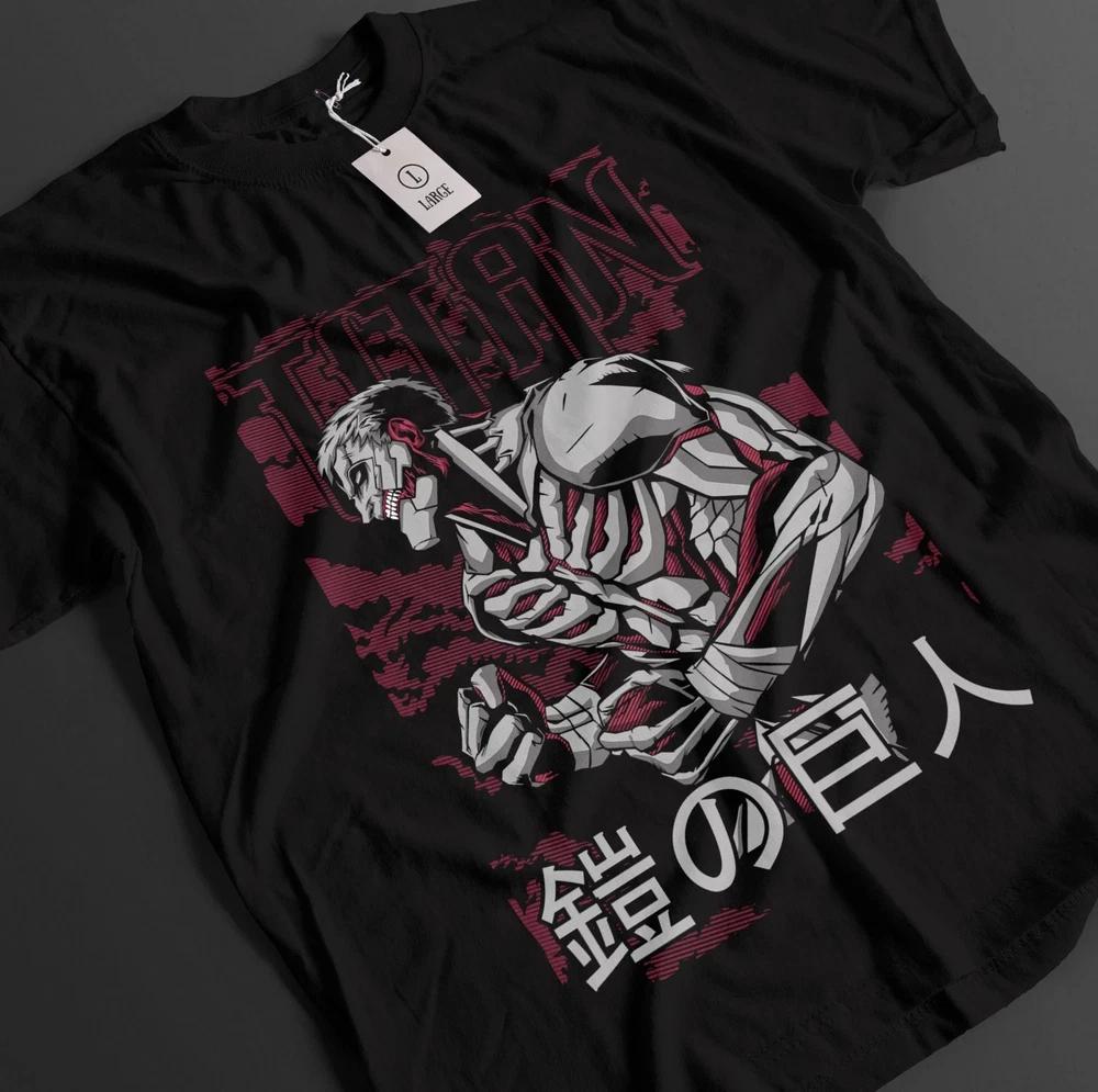 Attack On Titan Shirt Reiner Armored AOT TShirt Anime Unisex Graphic Tee S