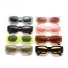 "2022 Retro Square Frame Sunglasses, Unisex Fashion Street Style with UV Protection"