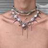 2025 High-End Gothic Punk Necklace: Y2K Dark Style Clavicle Chain for Women