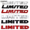 New Car Styling 3D Metal Chrome Zinc Alloy Emblem Badge Limited Edition Trunk Body Sticker Decal Fender Emblem Auto Accessory