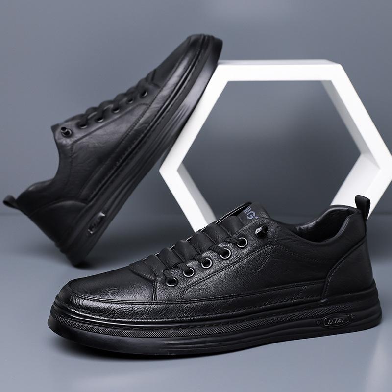 

Маленькие белые туфли, весенние новые, красивые, универсальные, спортивные, повседневные туфли, мягкая подошва, нескользящая, трендовая обувь для сноуборда с одной педалью, мужские 44 чёрный