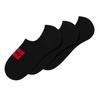 Hugo Mens Logo Cotton Blend No-Show Socks (Pack of 3)