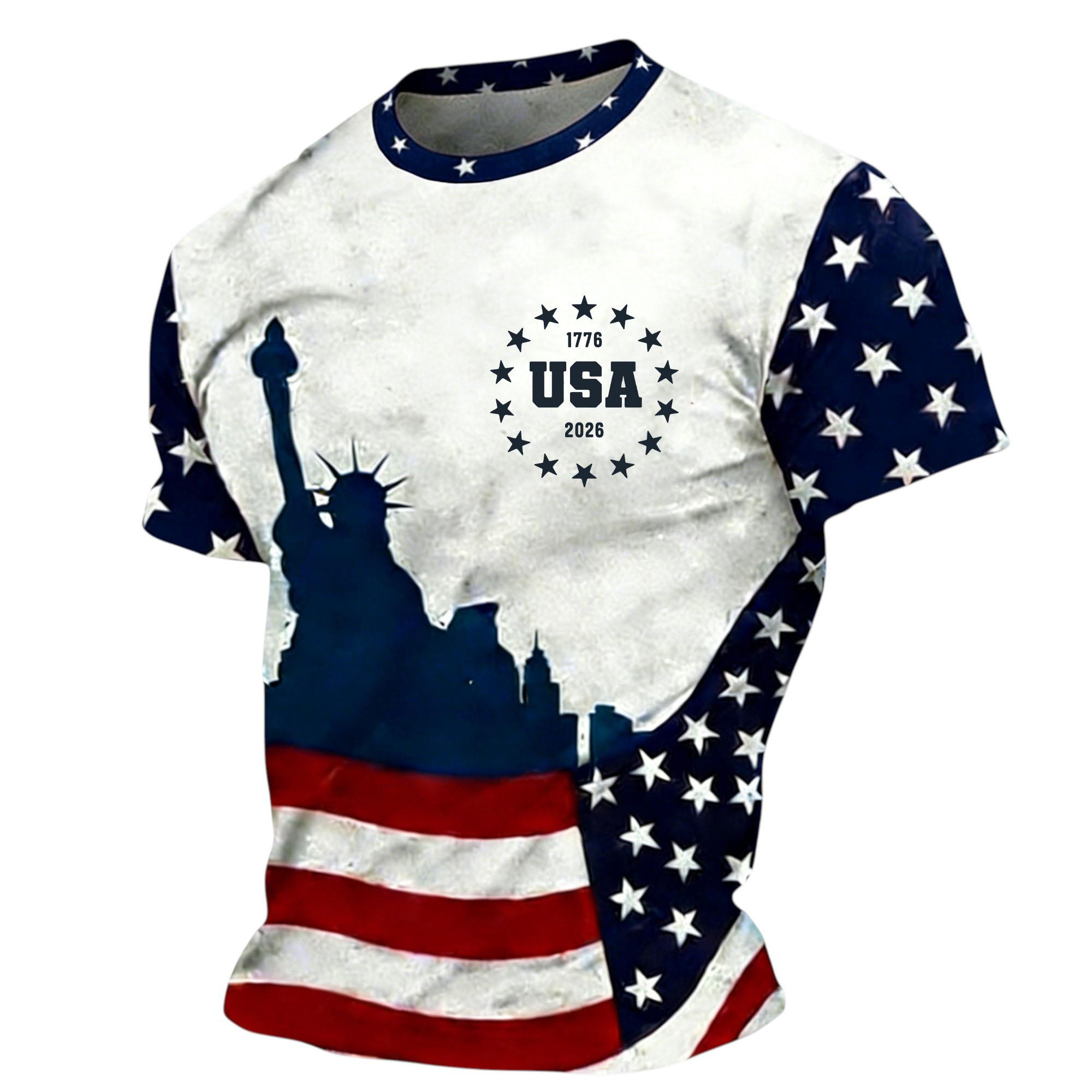 

Men s Casual Round Neck Short Sleeve T-Shirt XL Темно-синій