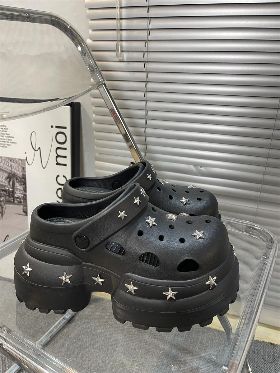 

Новая летняя обувь для выхода к морю женская летняя одежда платформа повседневные туфли с отверстиями 40/41 positive code