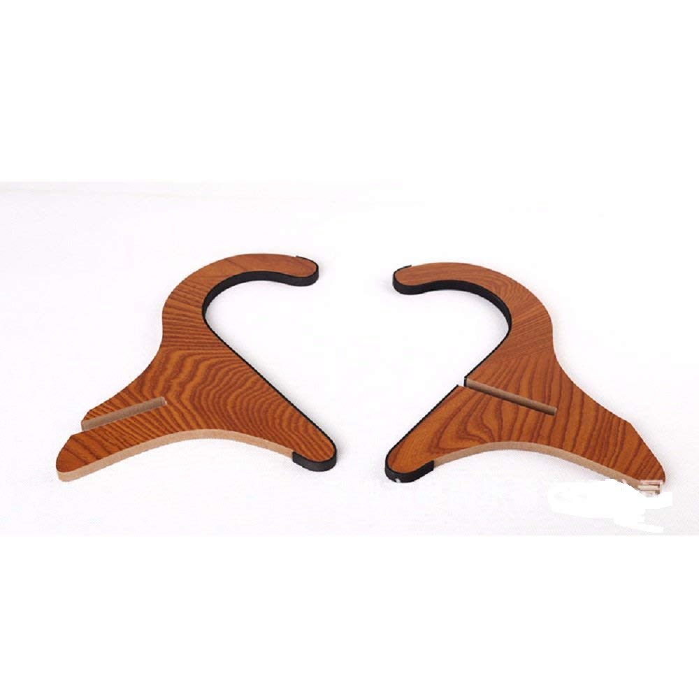 Homefunny Wooden Foldable Musical Instrument Stand Holder Supporter for X-shaped Ukulele/Mandolin/Violin