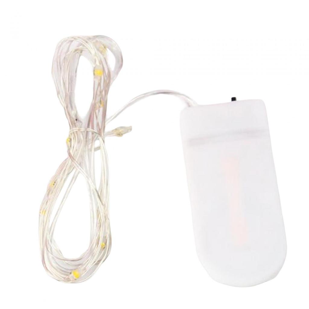Acrylic Vase Flowers Boxes Water Holder Art Propagation Plant Container LED Lights String Bud