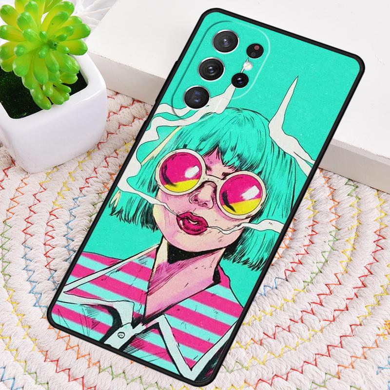 Hippie Grunge Art Silicone Phone Case For Samsung Galaxy Note 10 Pro S26 S25 S24 S23 S22 S21 Plus S25Ultra Capa Cover
